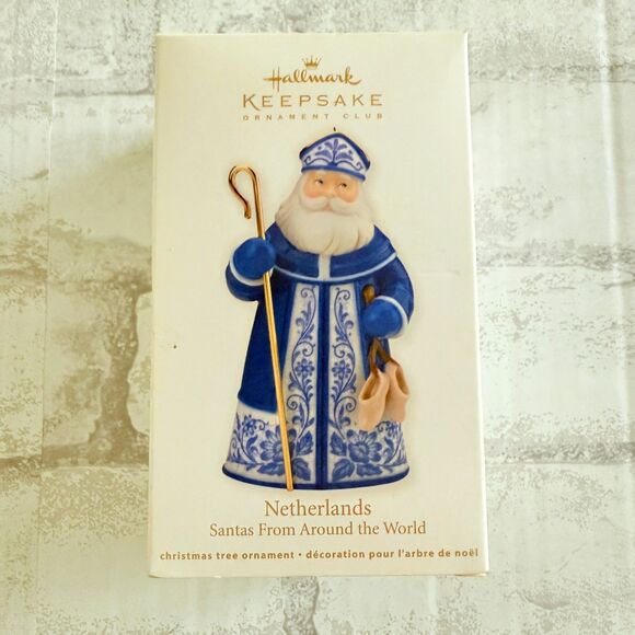Hallmark Other - NIB Hallmark 2012 Netherlands Santas from Around the World Porcelain Ornament